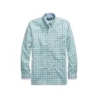 Ralph Lauren Classic Fit Plaid Poplin Shirt Vine Green/magenta Multi 2x Big