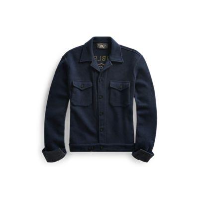 Ralph Lauren Wool-blend Workshirt Navy