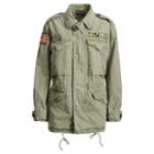 Polo Ralph Lauren Cotton Military Jacket Mountain Green