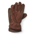 Ralph Lauren Leather-shearling Gloves Dk Brown