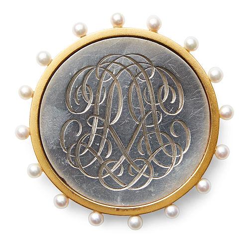 Ralph Lauren Rr-engraved Brooch