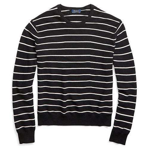 Polo Ralph Lauren Cotton-cashmere Sweater Black/white