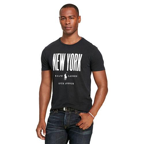 Polo Ralph Lauren Custom-fit Flagship T-shirt Polo Black