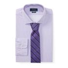 Ralph Lauren Slim Fit Cotton Dress Shirt 2274b Lilac/white