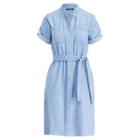 Ralph Lauren Denim Short-sleeve Shirtdress Tide Pool Wash
