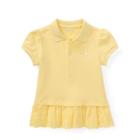 Ralph Lauren Eyelet Polo Dress & Bloomer Wicket Yellow 9m