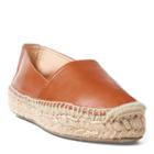 Polo Ralph Lauren Joanne Calfskin Espadrille Cuoio