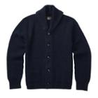 Ralph Lauren Rrl Cashmere Shawl-collar Cardigan Navy