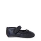Ralph Lauren Faux-leather Mary Jane Sneaker Navy Smooth 0 (0-6 Wks)