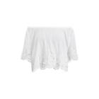 Ralph Lauren Cotton Off-the-shoulder Top Pure White