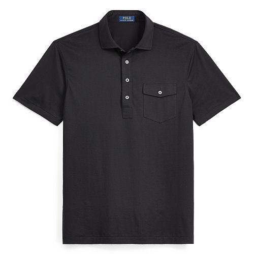Polo Ralph Lauren Classic Fit Cotton Lisle Shirt Polo Black