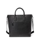 Ralph Lauren Pebbled Leather Tote Black