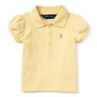 Ralph Lauren Cotton Mesh Polo Shirt Wicket Yellow 9m