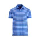 Ralph Lauren Custom Slim Performance Polo Royal/new Hibiscus/white