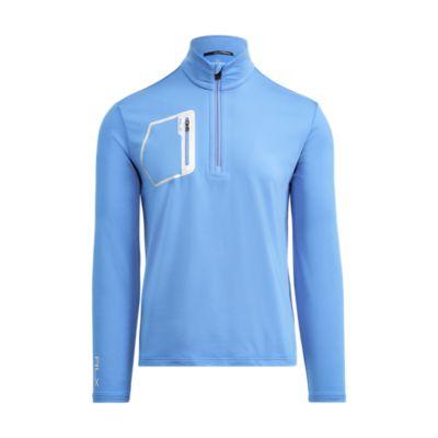 Ralph Lauren Tech Jersey Pullover New England Blue