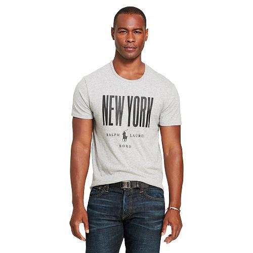 Polo Ralph Lauren Custom-fit Flagship T-shirt Andover Heather