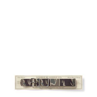 Ralph Lauren Camo Polyester Watch Strap Camo