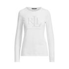 Ralph Lauren Microstud Long-sleeve T-shirt White
