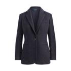 Ralph Lauren Wool-blend Tweed Blazer Navy/dark Gents Heather