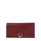 Ralph Lauren Slim Leather Wallet Merlot