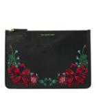 Polo Ralph Lauren Embroidered Leather Pouch