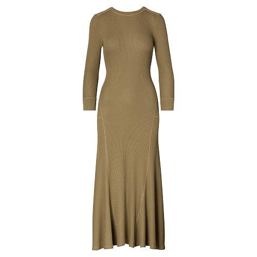 Polo Ralph Lauren Cap Sleeve Dress Basic Olive
