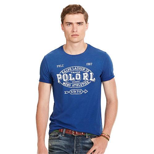 Polo Ralph Lauren Custom-fit Cotton T-shirt Club Royal