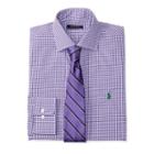 Polo Ralph Lauren Regent Poplin Dress Shirt 1016c Purple/white