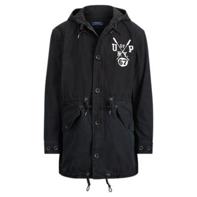 Ralph Lauren Cotton Canvas Marsh Coat Polo Black