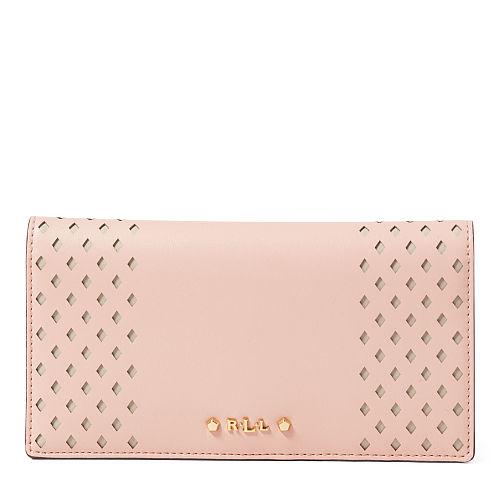 Ralph Lauren Lauren Perforated Faux-leather Wallet Blush