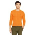 Polo Ralph Lauren Cable-knit Cotton Sweater Lifeboat Orange