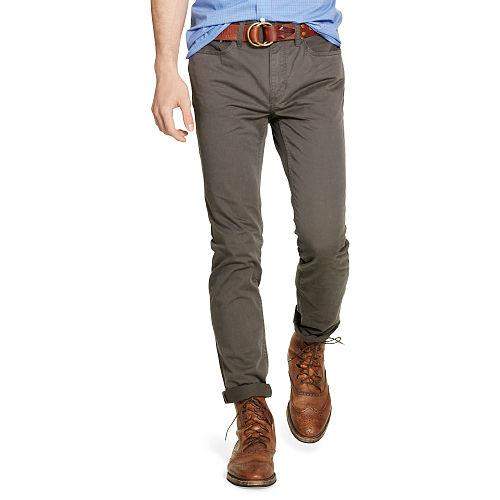 Polo Ralph Lauren Varick Slim Straight Pant Vintage Grey