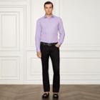 Ralph Lauren End-on-end Cotton Dress Shirt Lavender