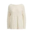 Ralph Lauren Cable Cotton-linen Sweater Summer Cream