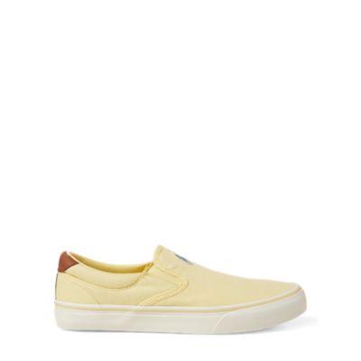 Ralph Lauren Thompson Mesh Slip-on Sneaker Banana Peel