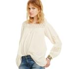Ralph Lauren Denim & Supply Square-neck Gauze Top Antique Cream