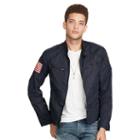Ralph Lauren Denim & Supply Nylon Motorcycle Jacket Rl Navy