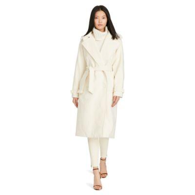 Ralph Lauren Double-breasted Wool Coat Marshmellow