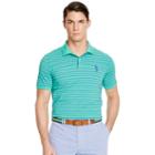 Ralph Lauren Polo Golf Custom-fit Striped Polo Green/blue