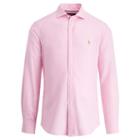 Polo Ralph Lauren Slim Fit Cotton Oxford Shirt Pink/white