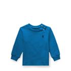 Ralph Lauren Cotton Long-sleeve T-shirt Kite Blue 6m