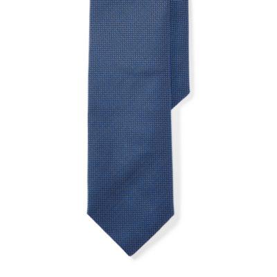 Ralph Lauren Pin Dot Silk Narrow Tie Royal
