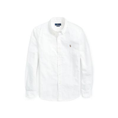 Ralph Lauren Slim Fit Oxford Shirt White