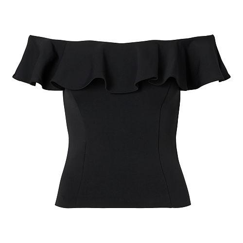 Polo Ralph Lauren Ruffled Off-the-shoulder Top
