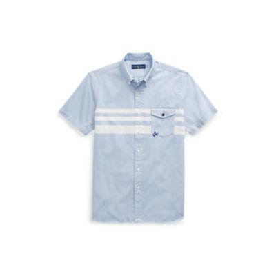 Ralph Lauren Classic Fit Striped Shirt Vinyl Pinstripe Blue