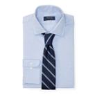 Polo Ralph Lauren Cotton Dobby Dress Shirt Blue/white