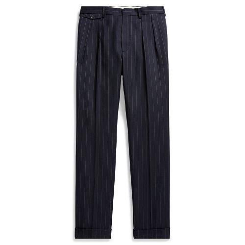 Ralph Lauren Rrl Slim Chalk-stripe Wool Trouser