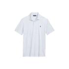 Ralph Lauren Plaid Soft-touch Polo Shirt Blue Tattersall