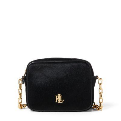 Ralph Lauren Haircalf Payton Crossbody Bag Black
