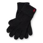 Ralph Lauren Cotton-blend Tech Gloves Polo Black